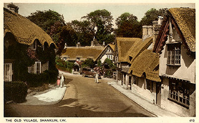 Shanklin Old Village from the South