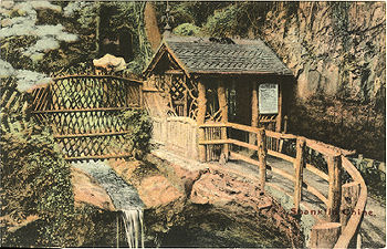 The entrance to Shanklin chine